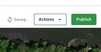 A gif animation showing a "draft" status notification