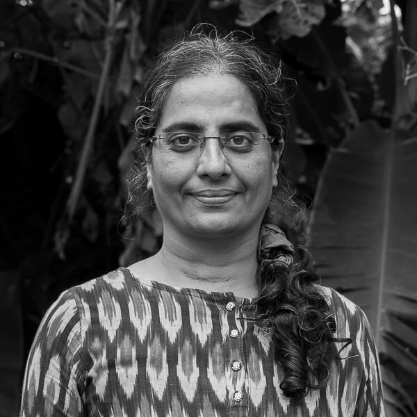 Madhuri Mandava a woman smiles at the camera