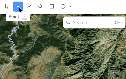 adding a point to a map